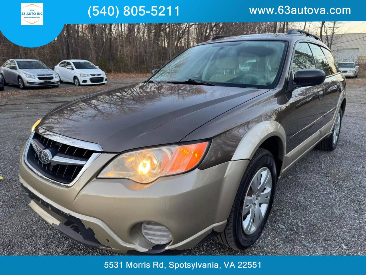 2008 Subaru Outback for sale at 63 Auto Inc in Spotsylvania, VA