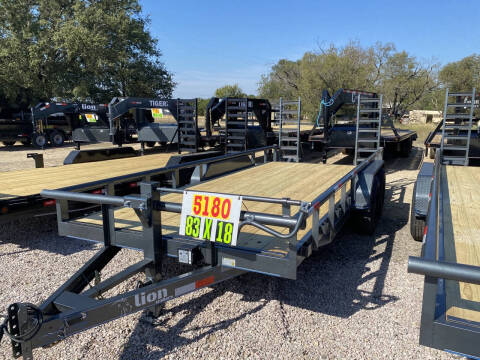 2025 Lion - Equipment Trailer 83 X 18' - for sale at LJD Sales in Lampasas TX