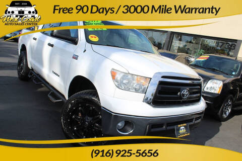 2012 Toyota Tundra for sale at West Coast Auto Sales Center in Sacramento CA