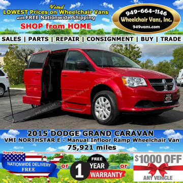 2015 Dodge Grand Caravan for sale at Wheelchair Vans Inc in Laguna Hills CA