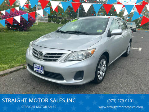 2013 Toyota Corolla for sale at STRAIGHT MOTOR SALES INC in Paterson NJ