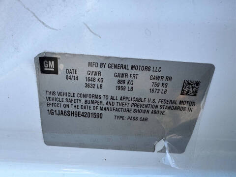 2014 Chevrolet Sonic LS Auto