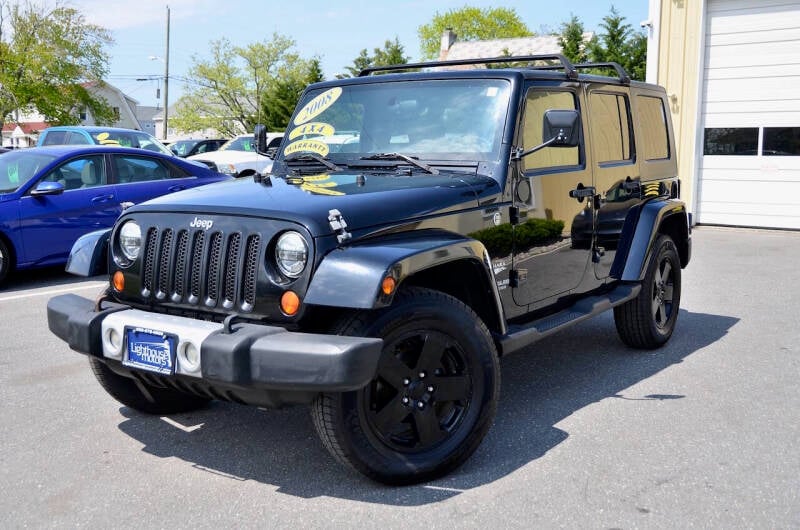 Used 2008 Jeep Wrangler Unlimited Sahara with VIN 1J4GA591X8L620671 for sale in Pleasantville, NJ