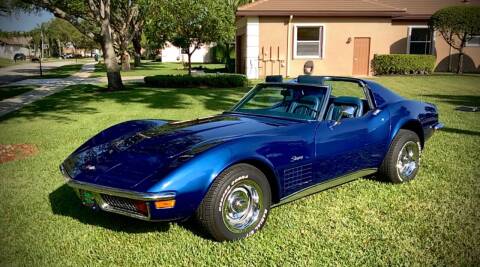 1972 Chevrolet Corvette for sale at Suncoast Sports Cars and Exotics in West Palm Beach FL