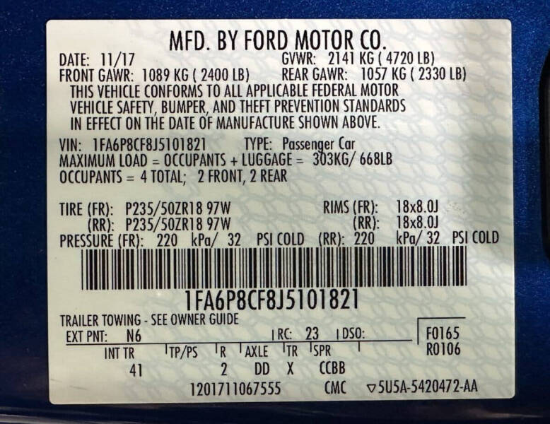 2018 Ford Mustang GT Premium