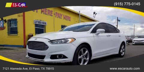 2016 Ford Fusion for sale at Escar Auto in El Paso TX