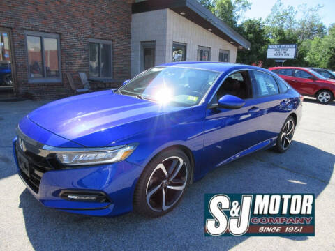 2018 Honda Accord for sale at S & J Motor Co Inc. in Merrimack NH