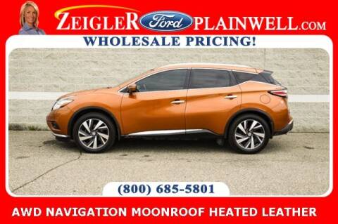 2015 Nissan Murano for sale at Zeigler Ford of Plainwell - Jeff Bishop in Plainwell MI