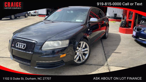 2008 Audi S6 for sale at CRAIGE MOTOR CO in Durham NC