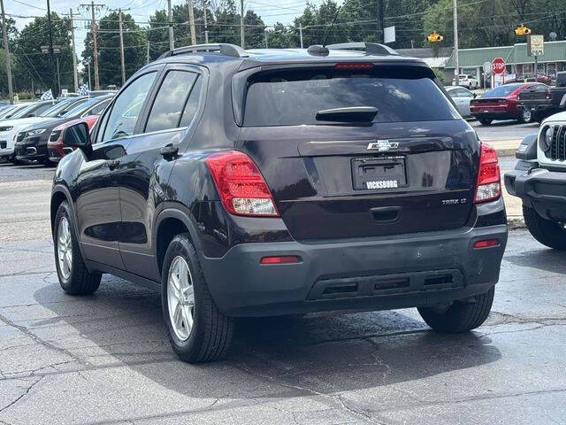 Used 2015 Chevrolet Trax LT with VIN KL7CJLSB6FB262710 for sale in Vicksburg, MI