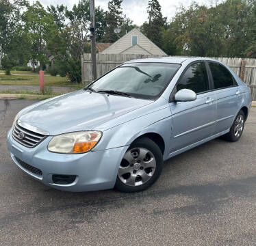 2008 Kia Spectra for sale at GoldenGate Auto Sales LLC in Crystal MN