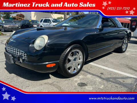 2002 Ford Thunderbird for sale at Martinez Truck and Auto Sales in Martinez CA