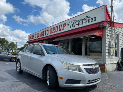 2012 Chevrolet Cruze for sale at Unlimited Auto Group of Marietta in Marietta GA