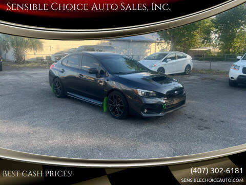 2018 Subaru WRX for sale at Sensible Choice Auto Sales, Inc. in Longwood FL