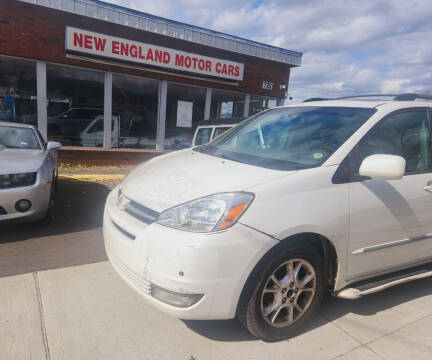 2005 Toyota Sienna for sale at New England Motor Cars in Springfield MA