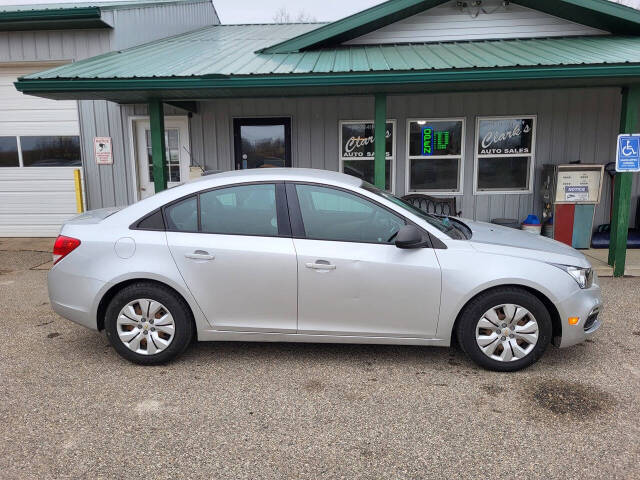 2015 Chevrolet Cruze for sale at Clarks Auto Sales Inc in Lakeview, MI