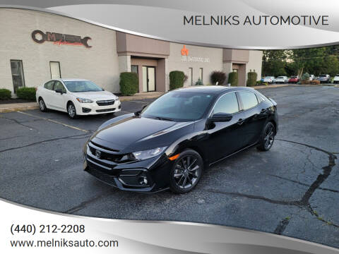 2021 Honda Civic for sale at Melniks Automotive in Berea OH