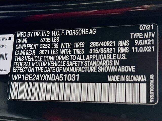 2022 Porsche Cayenne