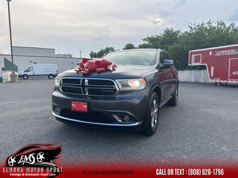2016 Dodge Durango for sale at Elmora Motor Sport in Elizabeth NJ