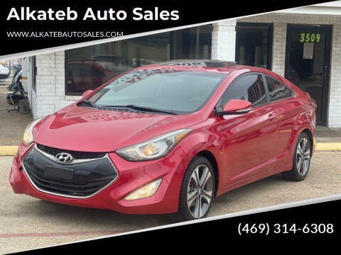 2014 Hyundai Elantra Coupe for sale at Alkateb Auto Sales in Garland TX