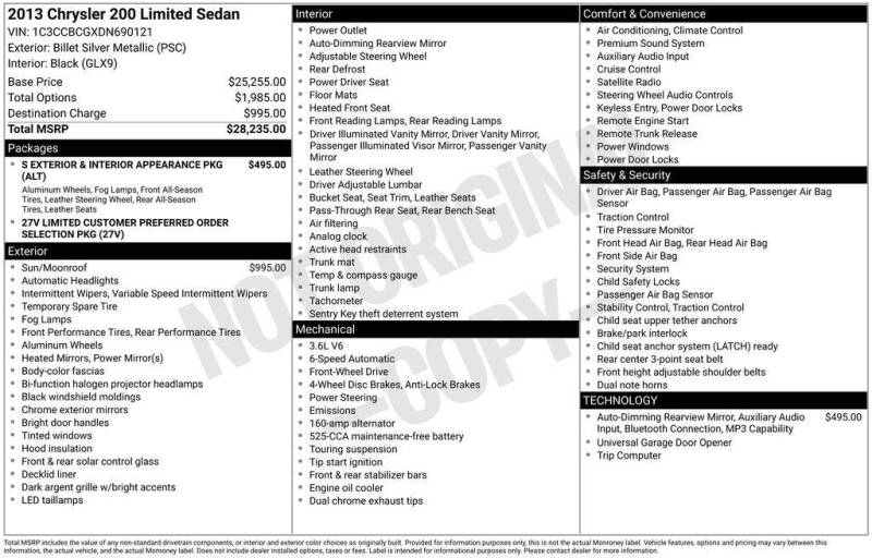 2013 Chrysler 200 Limited