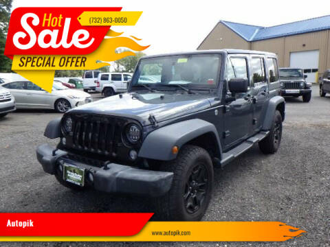 2016 Jeep Wrangler Unlimited for sale at Autopik in Howell NJ