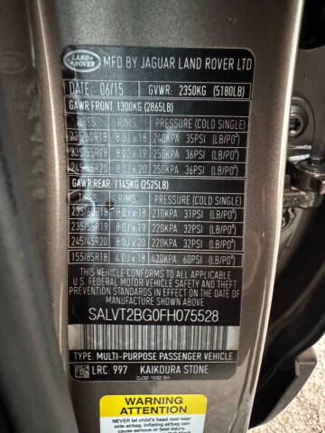 2015 Land Rover Range Rover Evoque Dynamic