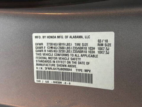 2018 Honda Odyssey EX-L