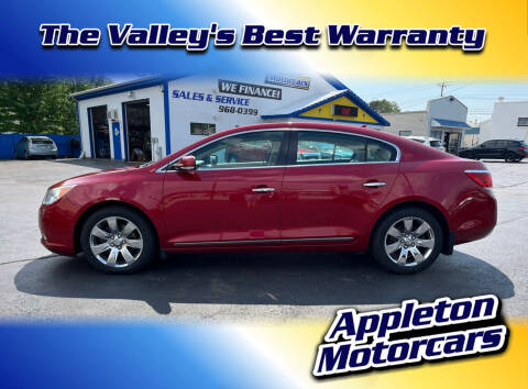 2013 Buick LaCrosse for sale at Appleton Motorcars Sales & Service in Appleton WI
