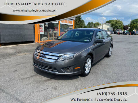 2012 Ford Fusion for sale at Lehigh Valley Truck n Auto LLC. in Schnecksville PA