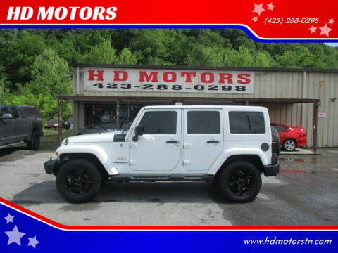 2015 Jeep Wrangler Unlimited for sale at HD MOTORS in Kingsport TN