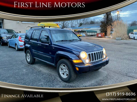 2007 Jeep Liberty for sale at First Line Motors in Brownsburg IN