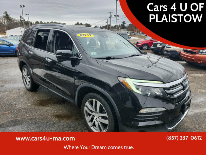 2017 Honda Pilot for sale at Cars 4 U OF PLAISTOW in Plaistow NH