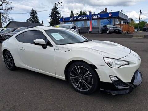 2016 Scion FR-S for sale at All American Motors in Tacoma WA