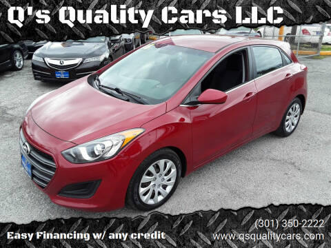 2016 Hyundai Elantra GT for sale at Q's Quality Cars LLC in Capitol Heights MD