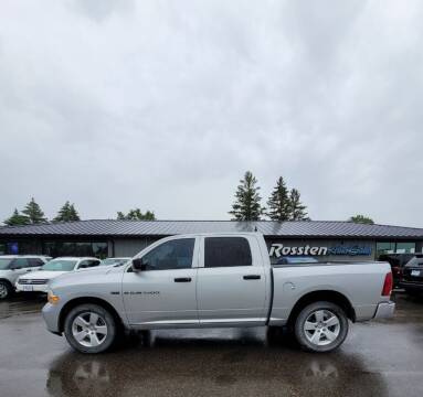 2012 RAM 1500 for sale at ROSSTEN AUTO SALES in Grand Forks ND