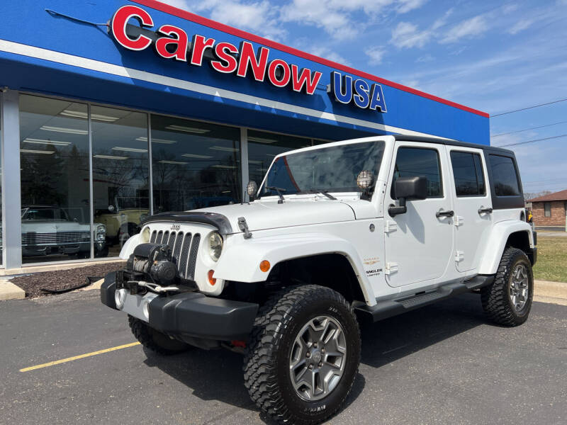 2013 Jeep Wrangler Unlimited for sale at CarsNowUsa LLc in Monroe MI