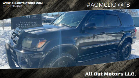 2006 Toyota Sequoia for sale at All Out Motors LLC. in Clio MI
