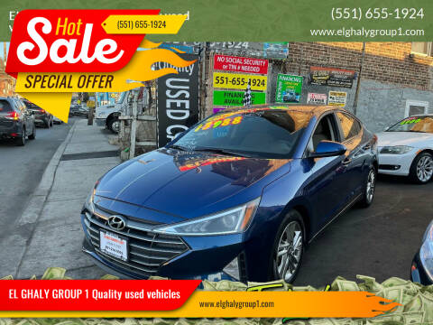 2019 Hyundai Elantra for sale at EL GHALY GROUP 1 Quality used vehicles in Jersey City NJ