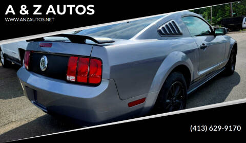 2006 Ford Mustang for sale at A & Z AUTOS in Westfield MA