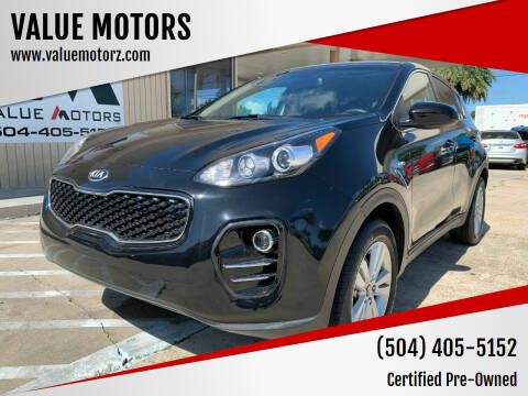 2018 Kia Sportage for sale at VALUE MOTORS in Kenner LA