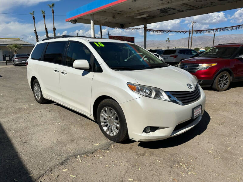 2015 Toyota Sienna for sale at Salas Auto Group in Indio CA