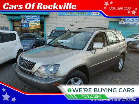 2000 Lexus RX 300 for sale at Cars Of Rockville in Rockville MD