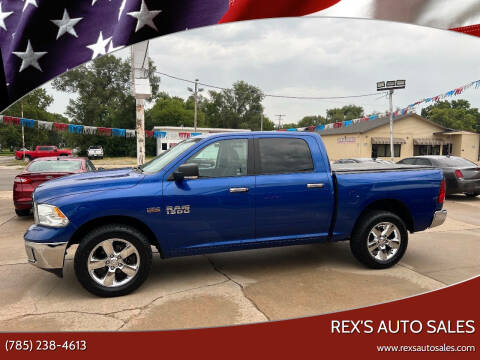 2017 RAM 1500 for sale at Rex's Auto Sales in Junction City KS