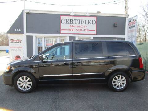 2014 Chrysler Town and Country for sale at CERTIFIED MOTORCAR LLC in Roselle Park NJ