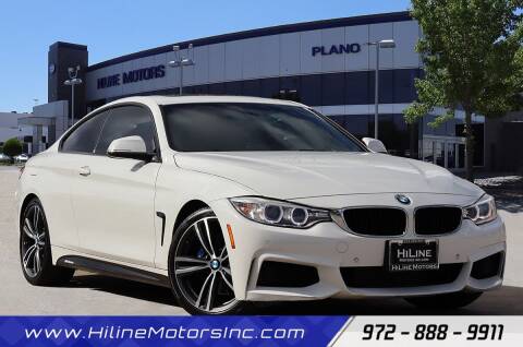 2016 BMW 4 Series for sale at HILINE MOTORS in Plano TX