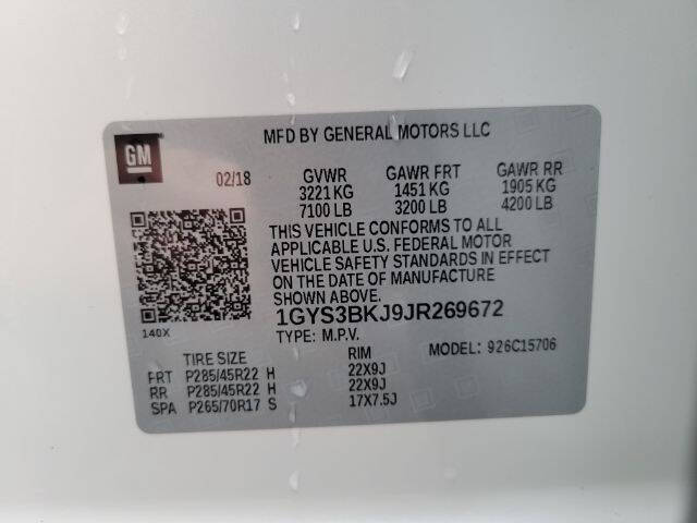 2018 Cadillac Escalade Luxury