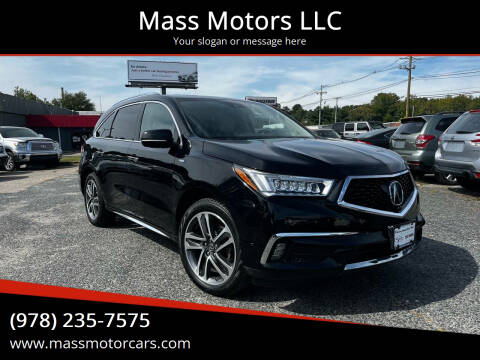 2017 Acura MDX for sale at Mass Motors LLC in Worcester MA