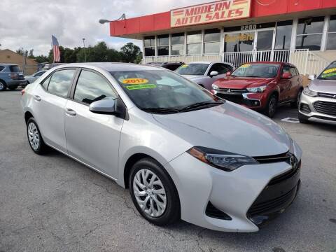 2017 Toyota Corolla for sale at Modern Auto Sales in Hollywood FL