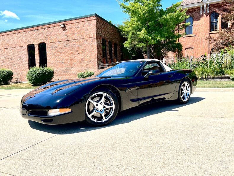 Black 2001 Chevrolet Corvette Base Convertible 2dr Convertible 1
